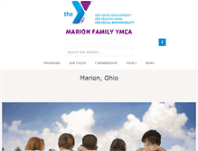 Tablet Screenshot of marionymca.org